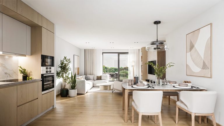 Residencial San Martín cocina integrada